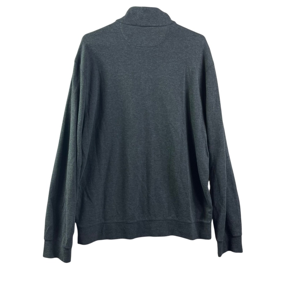 Polo Ralph Lauren Quarter Zip Long Sleeve Shirt Mens Large Gray Cotton - Picture 4 of 8